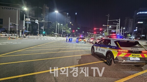 대전 도심 갑자기 출몰한 오토바이 폭주족...경찰 긴급출동