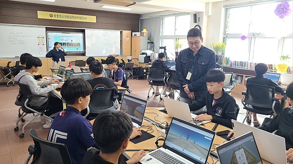 벤타VR, 광풍중학교서 메타버스 교육 진행