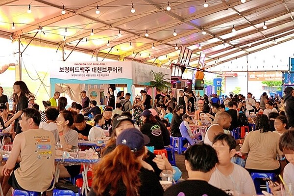 대천브루어리, 2024 보령머드축제서 글로벌 푸드존 부스 운영
