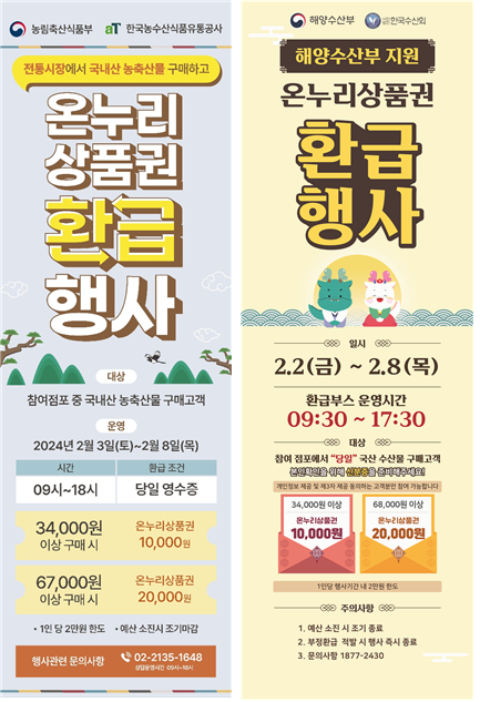 설명절 장보기 꿀팁, 전통시장에서 온누리상품권