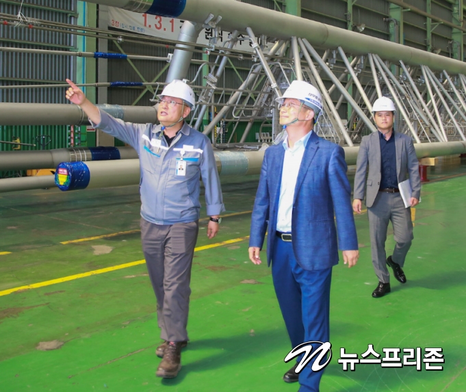 김갑섭 광양경제청장 율촌산단 기업 방문 일자리 창출 요청