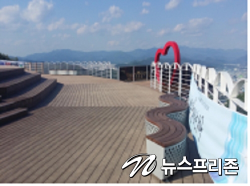 대구광역시,  삼필산 송봉에 전망대로 대구투어관광객을 유혹하다