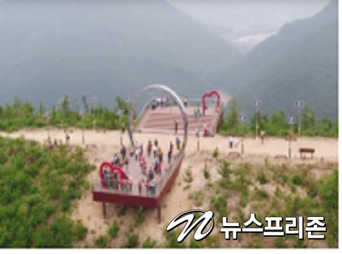 대구광역시,  삼필산 송봉에 전망대로 대구투어관광객을 유혹하다