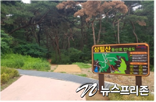 대구광역시,  삼필산 송봉에 전망대로 대구투어관광객을 유혹하다