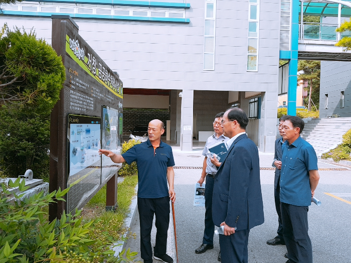신창기 거창부군수, 수도사업소 현장 방문