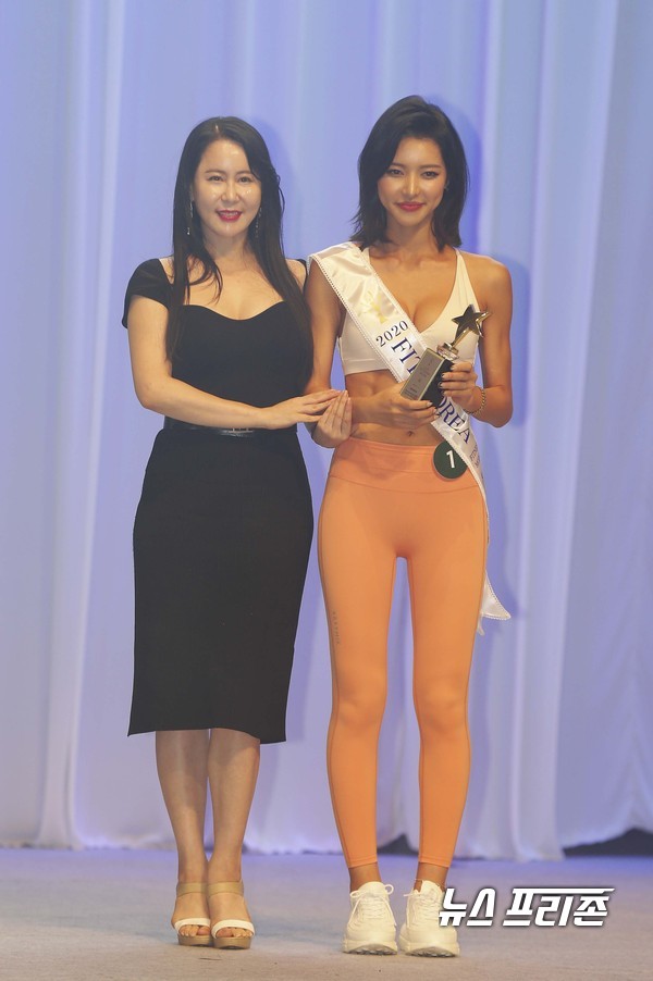 [포토] 진세안, 피트니스 부문 진 수상(핏 코리아)