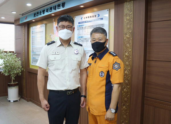 포천소방서 오동철 소방위, 제2회 생명보호 구급대상 수상 1계급 특진