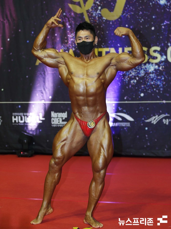 [NF포토] 김동오, 완벽한 퍼포먼스(아시아 피트니스)
