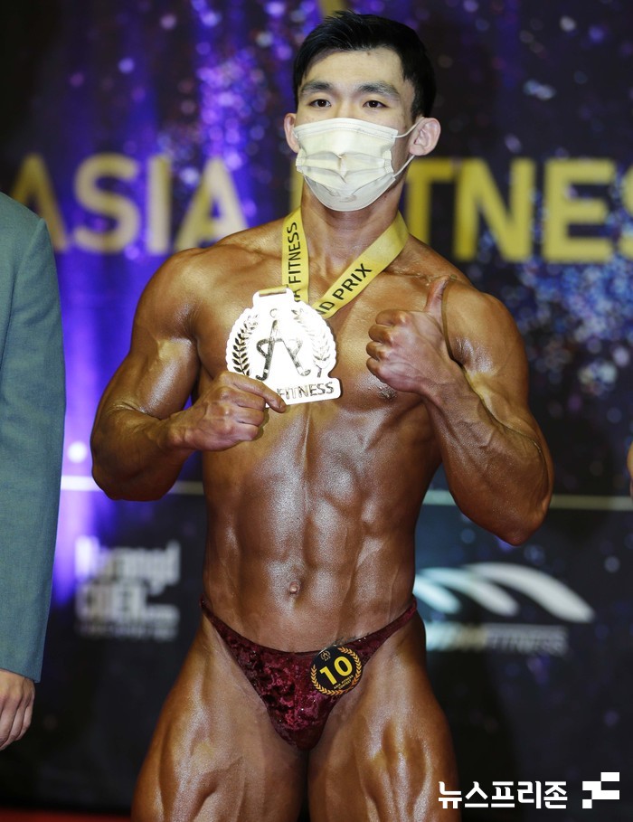 [NF포토] 김태현, 보디빌딩 그랑프리 수상(아시아 피트니스)