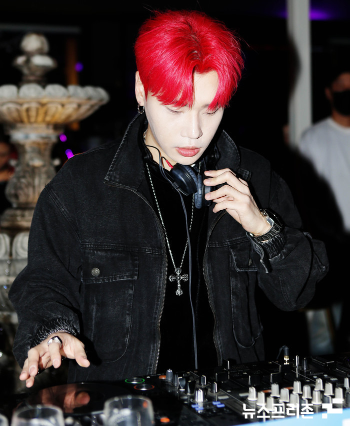[NF포토] DJ 제트비, 눈에 띄는 헤어컬러(GDF 2022)