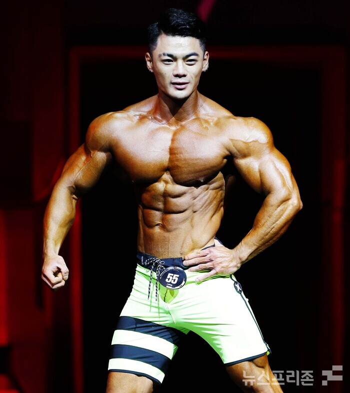 [NF포토] 이밍웨이, 훈훈한 비주얼(월드오브몬스터짐8)
