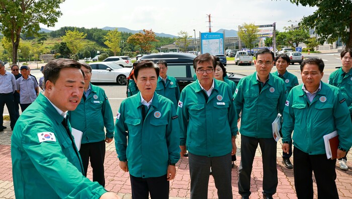 보령시, 김태흠 충남도지사와 민방위시설 현장 방문 점검