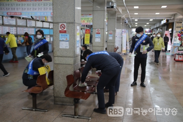 경남관광협동조합 코로나19 경영난에도 방역활동 눈길