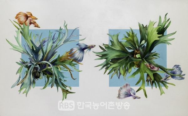 오길예 개인전, (Plant Therapy 플랜트 테라피 : 구피의 여행)전