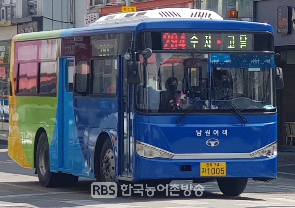 남원시, 시내버스 시간 및 노선 변경