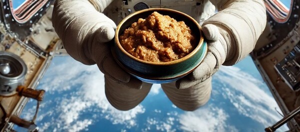 우주에서 발효한 된장,  맛과 향이 더 진하네!
