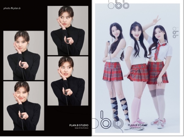 셀프스튜디오 브랜드 플랜비스튜디오 전속 모델에 걸그룹 버스터즈 확정