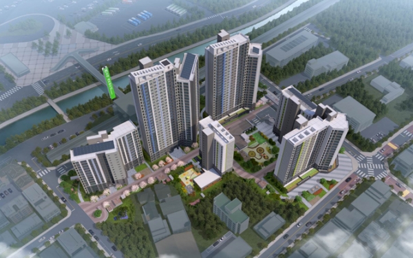 에버랜드 아파트 투시도