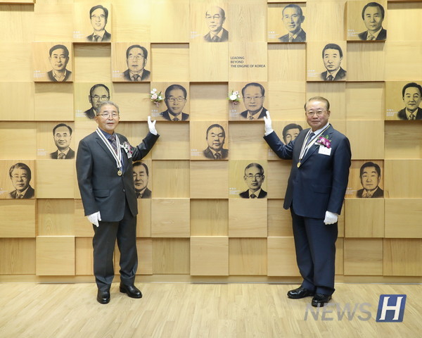 자랑스러운 한양공대인상에 박재윤·고윤재 회장...5일 시상식 및 명예의전당 부조 제막식 열어