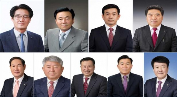 [조합장선거] 충남 당선자 명단