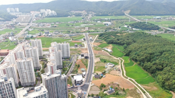 보령시, 한내여중길~국도36호선 도시계획도로 개통