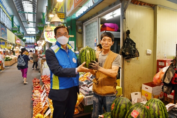 조폐공사,도마큰시장에서 전통시장 장보기 행사