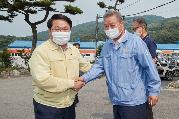 오세현 시장, 물류비용 급등에 따른 수출기업 애로사항 현장 점검