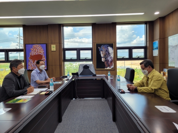 노박래 서천군수, 장항국가산단 기업 임직원 전입 독려