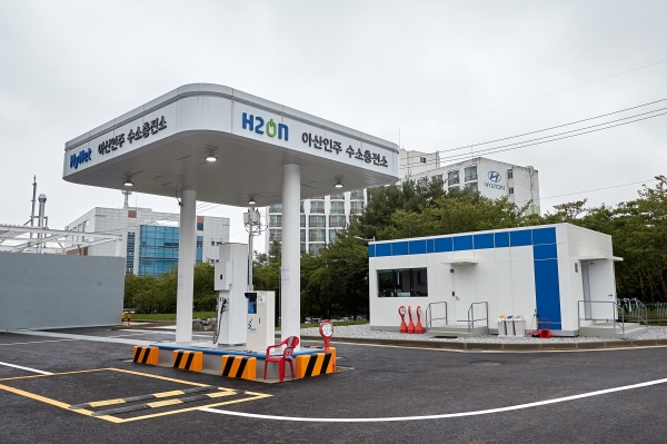오세현 아산시장, 하이넷 아산 인주 수소충전소 현장 방문