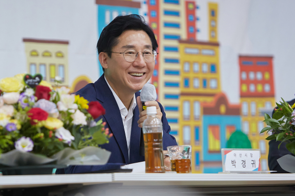 박경귀 아산시장, 탕정·온양5동 열린간담회서 비전 제시