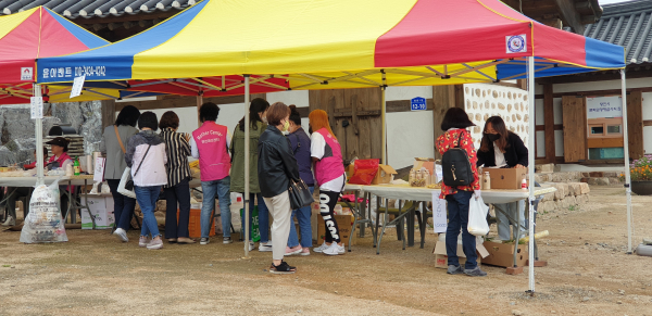 당진시 면천마더센터, 면천면 로컬푸드 프리마켓 개최