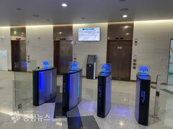 충남도, 보안과 방역 등 위해 출입관리시스템 구축