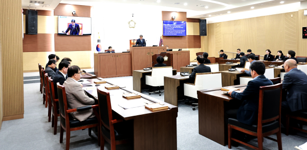 서천군의회, 제315회 임시회 마무리