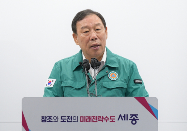 최민호 세종시장, 제2회 추경예산안 555억 원 편성