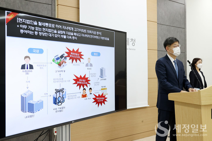 국세청, 꼭두각시 현지법인 역외탈세 혐의자 44명 전격 세무조사 착수