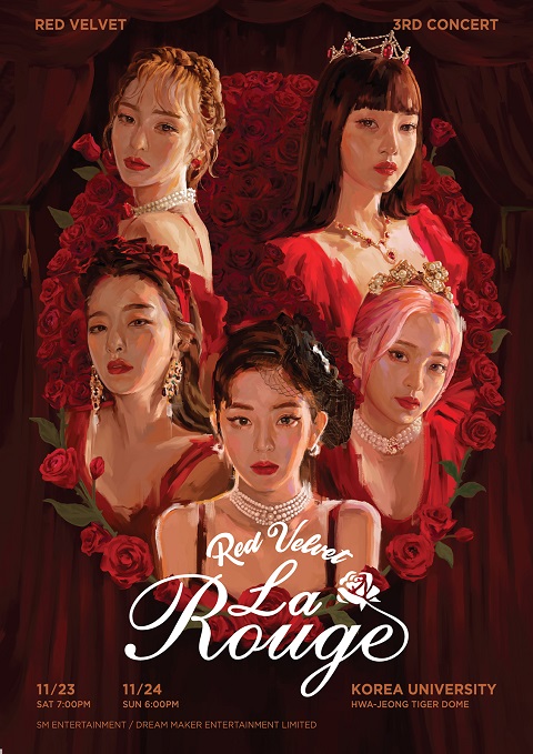 레드벨벳, 오늘(23일) 단독 콘서트 라 루즈 개최...관객 매료 예고