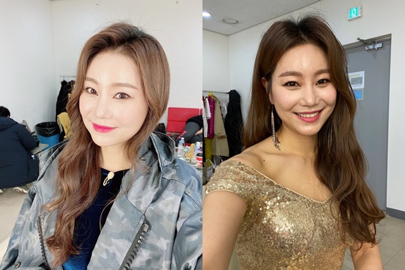 트로트퀸 김양, 오늘(12일) 정식무대 예고...안소미·정하온 등 인증샷 훈훈