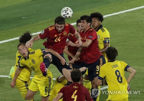 '점유율 85%' 스페인, 일방적 공격에도 스웨덴과 0-0 무승부