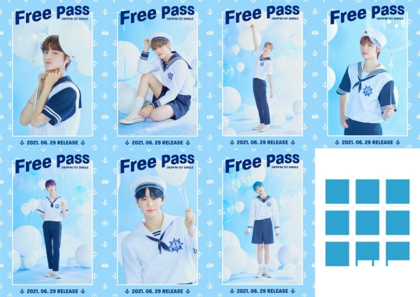 드리핀, 마린 보이 변신…Free Pass 콘셉트 포토 공개