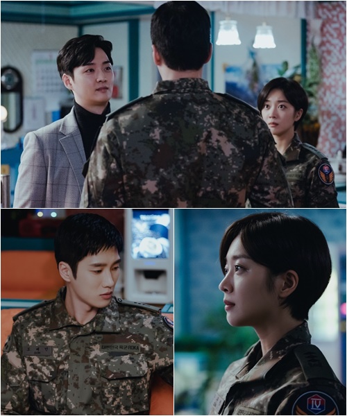 군검사 도베르만 안보현-조보아-강영석, 다방 아지트 공조 결의