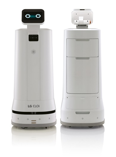 LG 클로이 로봇, 호텔 룸서비스에 제격...와인배송도 척척
