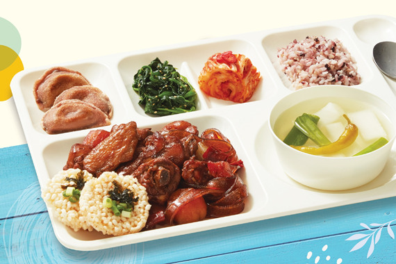 CJ프레시웨이, 학교급식에 봉추찜닭 콜라보 메뉴 선봬