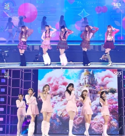 뉴진스 텔미→아이브 프리티걸...SBS 가요대전, 세대 넘어선 음악축제 (종합)