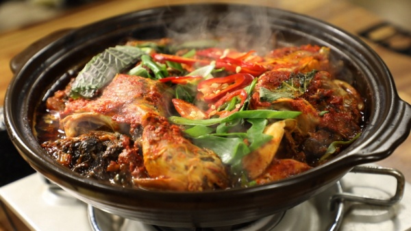동네한바퀴 장성 대봉감조청 한과→삼대 메기찜 식당