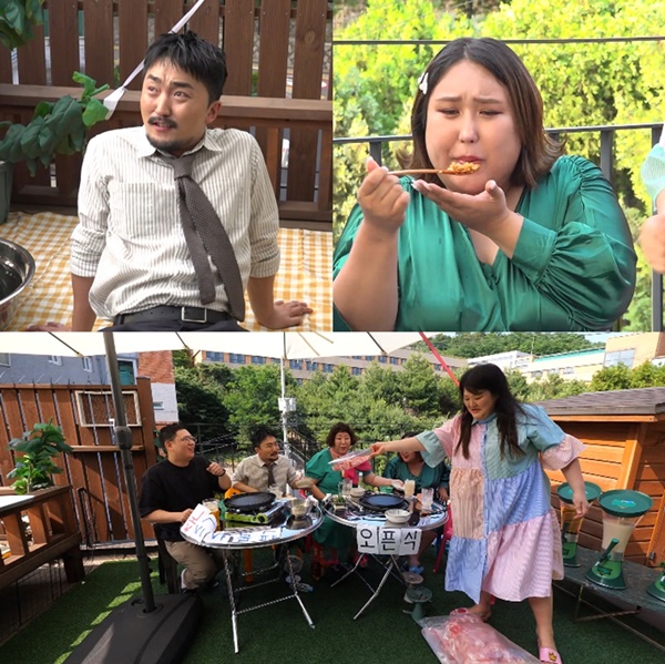 전참시 이국주, 9라걸즈와 삼겹살+꿀조합 술 먹방파티