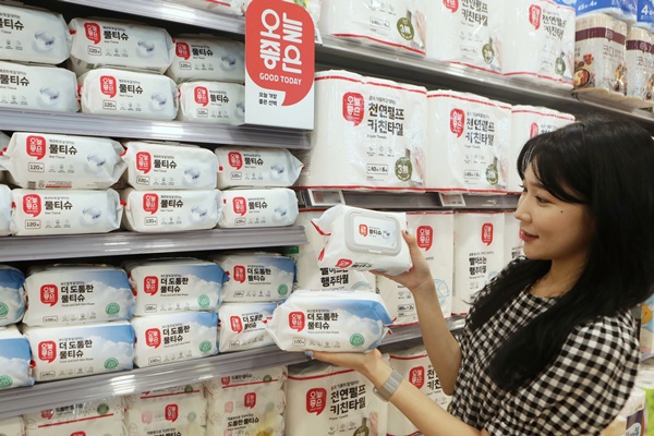롯데마트, 오늘좋은 물티슈 품질 높이고 가격 그대로!
