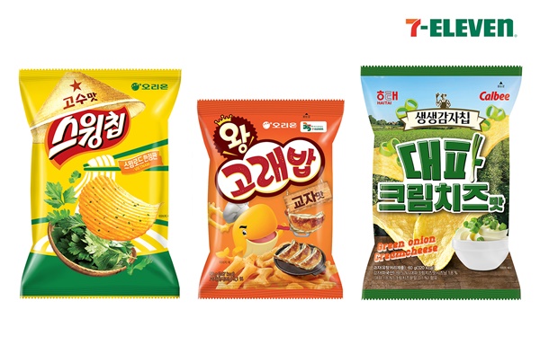 세븐일레븐, 베스트앤뉴 트렌드에 스테디셀러 스낵 3종 출시