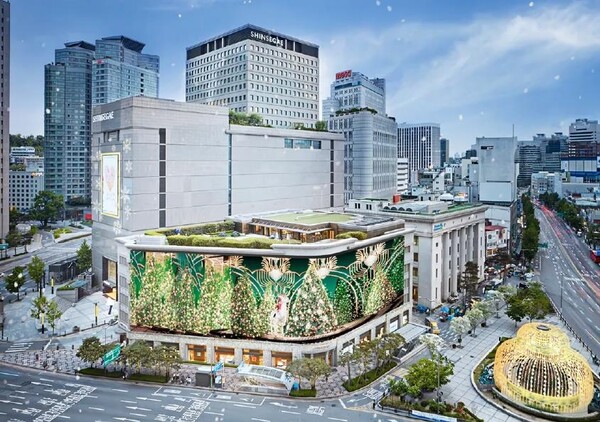 신세계백화점, 93년만에 명동 본점 외벽 파격 변신