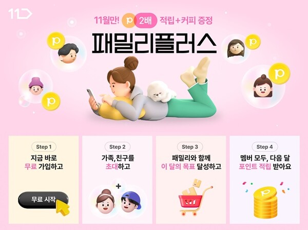 11번가, 모일수록 포인트 혜택↑무료 멤버십 패밀리플러스 출시