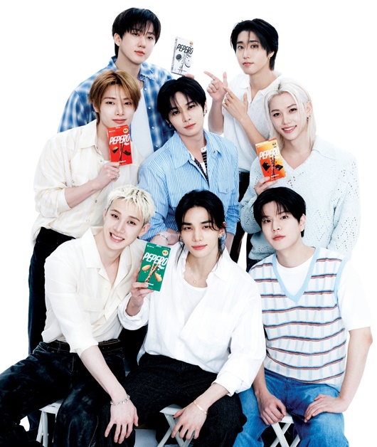 Stray Kids as Pepero ambassadors